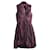 Vestido de tafetán morado de Oscar De La Renta Púrpura Seda  ref.1286713