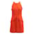 Robe courte sans manches orange Alexander Mcqueen Coton Rayon  ref.1286722