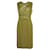 Alberta Ferretti Vestido midi de seda verde oliva  ref.1286778