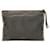 Valentino Brown Leather Large Rockstud Clutch  ref.1286781