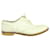Autre Marque Contemporary Designer White Leather Oxfords Cream  ref.1286790