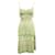 Reformation Green Printed Maxi Dress With Side Cutouts  ref.1286799