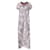 Vestido de seda con estampado digital y escote adornado de Matthew Williamson Multicolor  ref.1286827