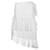 Autre Marque Contemporary Designer Wrap Around Tiered Skirt White Cotton  ref.1286828