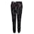 Autre Marque Pantaloni floreali con dettagli in velluto dal design contemporaneo Seta Raggio  ref.1286871