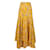 Autre Marque Johanna Ortiz Ruffled Maxi Floral Skirt Yellow Cotton  ref.1286895