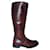 Church'S Brown Leather High Knee Boots  ref.1286924