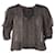 Isabel Marant blusa transparente fruncida Negro Seda  ref.1286972