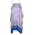 Tsumori Chisato Blau bedrucktes Kleid mit Pailletten Seide  ref.1286989