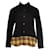 Comme Des Garcons Black Cotton Shirt with Yellow Checked Bottom Coton Noir  ref.1286992