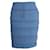 Alaïa Alaia Indigo Blue Elastic Textured Skirt Polyester Viscose Polyamide  ref.1287005