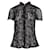 La Perla Black Lace See Through Short Sleeve Shirt Polyester Viscose  ref.1287008