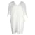 Autre Marque Contemporary Designer Ivory Mini Dress Cream Polyester  ref.1287009