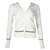 Autre Marque Contemporary Designer Ivory Cardigan with Black Straps Cream Polyester Viscose  ref.1287013