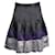 Autre Marque CONTEMPORARY DESIGNER Black, Purple & Grey Flared Skirt Multiple colors Silk Cotton  ref.1287026