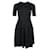 M Missoni Black Short Sleeve Dress Cotton Wool Viscose  ref.1287030