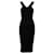 Autre Marque Vestido negro elegante de diseñador contemporáneo Poliéster  ref.1287036