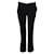 Pantalon de bureau noir Diane Von Furstenberg Polyester Triacétate  ref.1287039