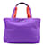 Autre Marque Zeitgenössische Designer-Handtasche aus lila Nylon Polyester  ref.1287040