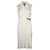 Autre Marque Contemporary Designer Cream Cable Knit Dress With Black Belt Acrylic  ref.1287070