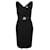 Valentino Black Dress with Crystal Embellishments Wool  ref.1287081