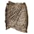 Autre Marque Mini-jupe de créateur contemporain taupe et or rose métallisé Viscose  ref.1287105