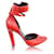 alexander wang Ankles Straps Sandals Red Leather  ref.1287148