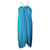 Autre Marque CONTEMPORARY DESIGNER Blue Silk Dress Viscose  ref.1287171
