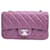 Mini sac à bandoulière classique Chanel Violet  ref.1287189