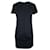 Autre Marque CONTEMPORARY DESIGNER Robe courte droite noire Polyester Viscose Elasthane Métallisé  ref.1287233