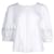 Autre Marque CONTEMPORARY DESIGNER Haut blanc à plis Coton Polyester  ref.1287236