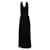 Autre Marque Zeitgenössisches, trägerloses schwarzes Maxi-Abendkleid Polyester  ref.1287259
