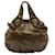 Gucci Vintage Dark Brown Hobo Bag with Golden Elements Leather  ref.1287273