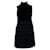 Shanghai Tang Black Vencet Cheongsam Style Dress Cotton  ref.1287282