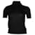 Escada Black Wool, Silk & Cashmere Short Sleeve Sweater  ref.1287288