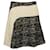 Autre Marque CONTEMPORARY DESIGNER Beige and Black Lace Skirt Cotton Viscose Polyamide  ref.1287304