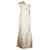 Carolina Herrera Abendkleid aus goldenem Metallic-Jacquard Baumwolle Acetat  ref.1287325