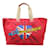Dolce & Gabbana – Rote Canvas-Einkaufstasche #Dgloveslondon Leinwand  ref.1287328