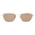 Autre Marque Gafas de sol Bowly de diseño contemporáneo con montura cuadrada Castaño Metal  ref.1287352