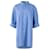 Vêtements Vetements Oversized Logo Back Shirt Blau Baumwolle  ref.1287380