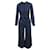 REFORMATION Long Sleeved Blue Checked Jumpsuit Viscose  ref.1287385
