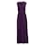 Autre Marque Vestido de noche morado maxi elegante de diseñador contemporáneo Púrpura Poliéster Elastano  ref.1287392