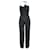 REFORMATION Black Print Jumpsuit with Bow at front  ref.1287400