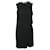 Drapiertes schwarzes Kleid von Acne Studios Viskose Acetat  ref.1287410