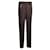 Fendi Vintage Logo Print Straight Cut Trouser Brown Suede Polyester  ref.1287437