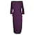 Roland Mouret Robe violette à épaules dénudées Polyester Viscose Elasthane  ref.1287442