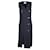 Autre Marque Navy Blue Structure Sleeveless Dress Wool Elastane Polyamide  ref.1287449