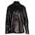 Sandro Lamb Leather Shirt in Black  ref.1287472