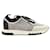 Hermès Schwarze Farbe/Weiße Addict-Sneaker Baumwolle  ref.1287482