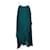 Autre Marque Vestido asimétrico azul marino de diseñador contemporáneo Seda  ref.1287491